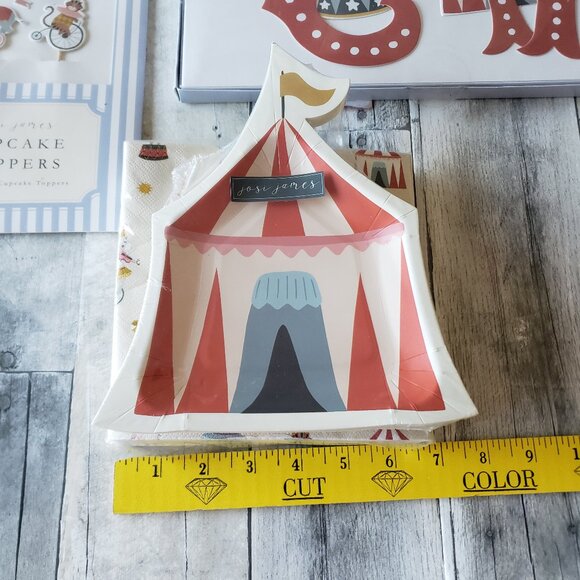 NWT - Josi James Circus Carnival Paper Party Items - Picture 4 of 5